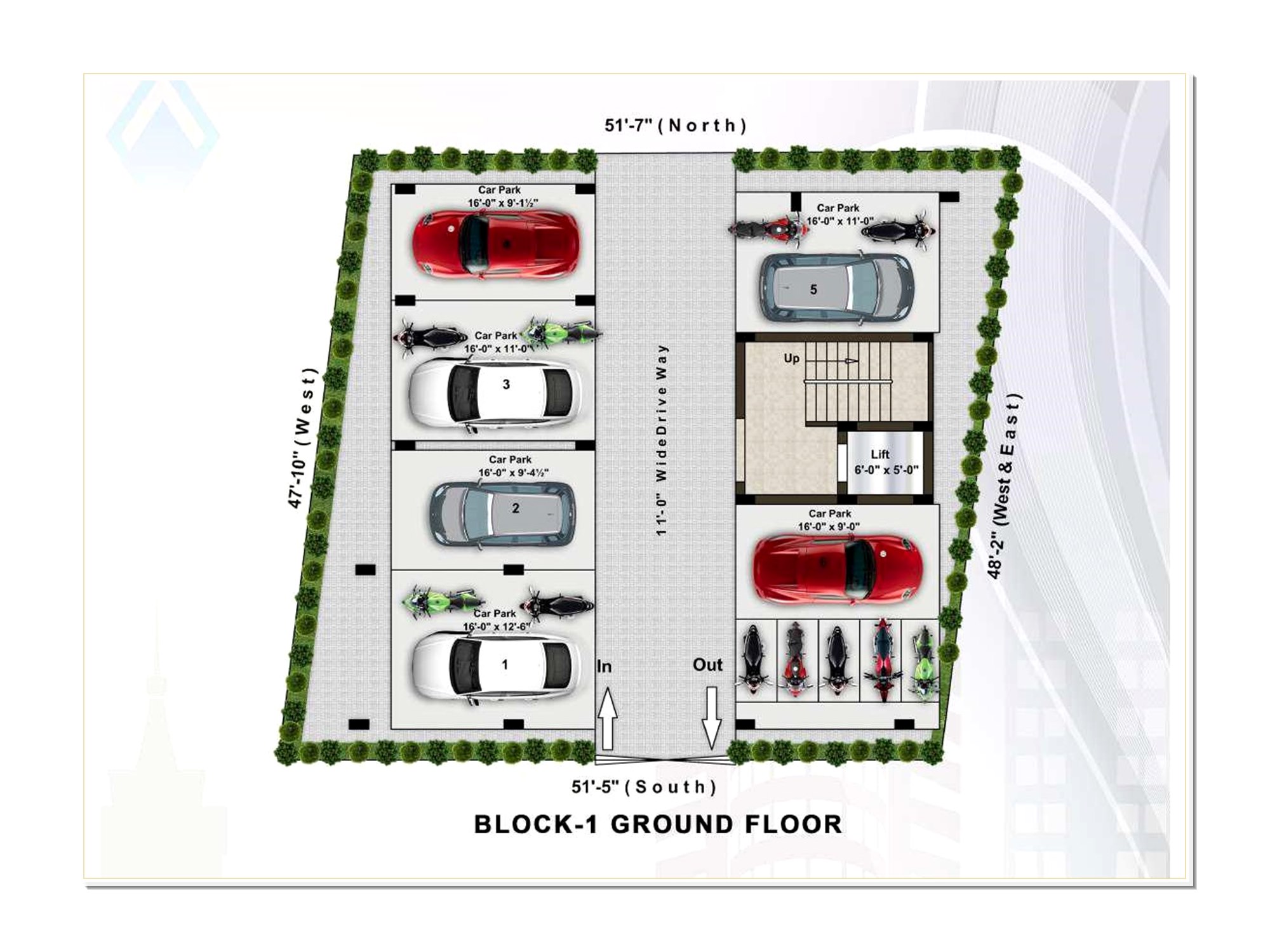 Block 1 ground floor layout Chennai